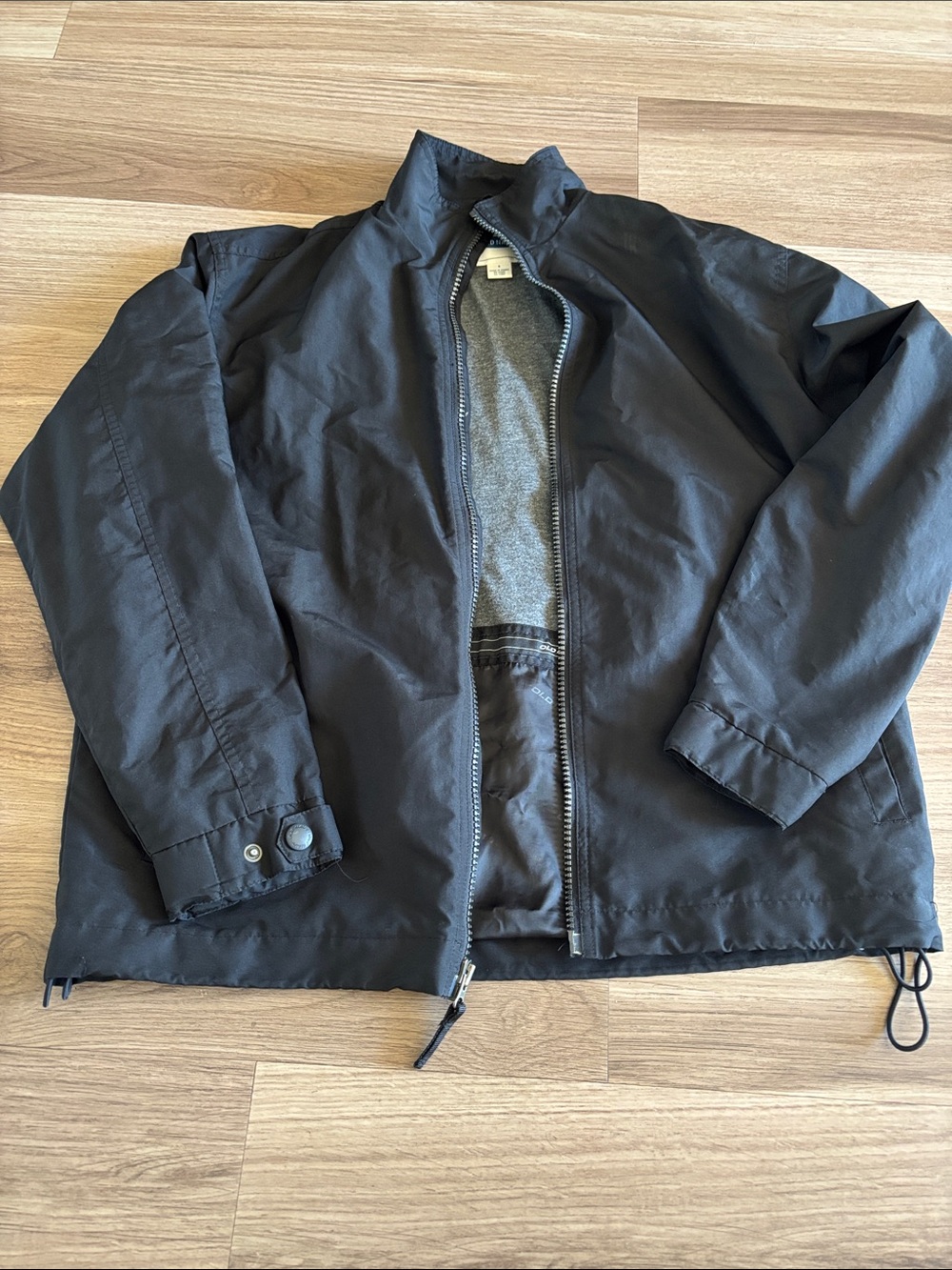 Old Navy Black Women’s Zip-Up Windbreaker Jacket